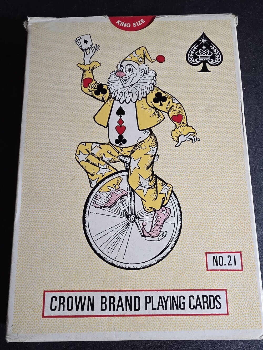 ♥️♣️Vintage Crown Brand Jumbo Playing Cards